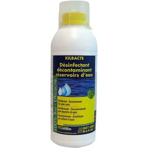 KILBACT - Décontaminant réservoirs d'eau - flacon doseur de 1 litre