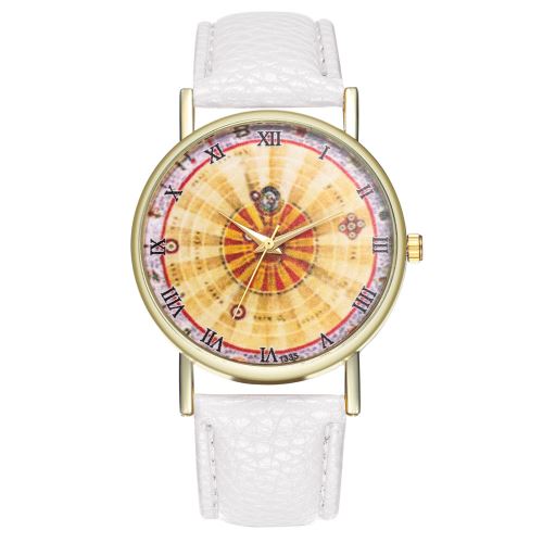 Système solaire Star Sky Astronomy Space Trend Trend Montre à quartz pour hommes et femmes T335-Ablanc