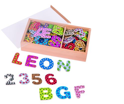 Goki Magnets: lettres et les chiffres 88-PIECE