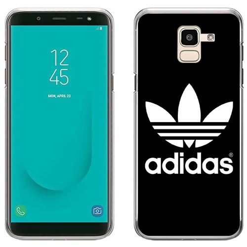 Coque pour Samsung Galaxy J6 -  Adidas Classic Noir