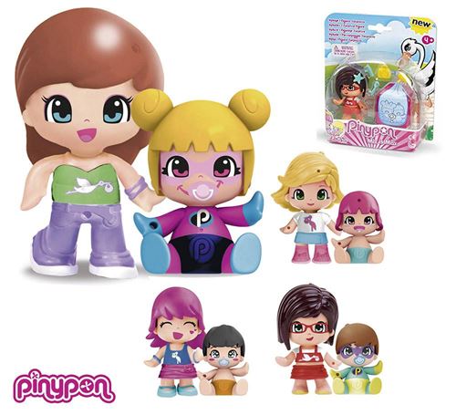 PinyPon Figurine + bébé surprise 16x14