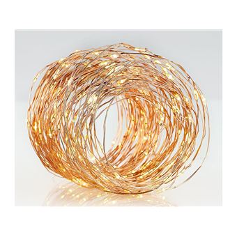 Lot De 2 Guirlandes Lumineuses LED à Faible Consommation D'énergie : 80 Boules Blanc Chaud, Longueur 16m, IP44 - éclairage Extérieur Confortable Pour Des Moments D'ambiance - High-tech Et Tendances