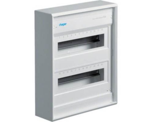 Hager - armoire de distribution en saillie 2 rangées VA24CN
