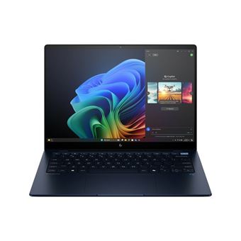 HP EliteBook Ultra 14 G1q Notebook AI - Snapdragon X Elite - X1E-78-100 / jusqu'à 3.4 GHz - Win 11 Pro - Qualcomm Adreno - 16 Go RAM - 512 Go SSD NVMe - 14" IPS écran tactile 2240 x 1400 (2.2K) - Wi-Fi 6E, Bluetooth - clavier : Suisse
