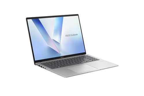 Asus Vivobook 16 S1607QA-MB054W Argenté 16" (Qualcomm Snapdragon X X126100 - SSD 1To - RAM 16Go - Adreno X1?45 - Windows 11) - AZERTY