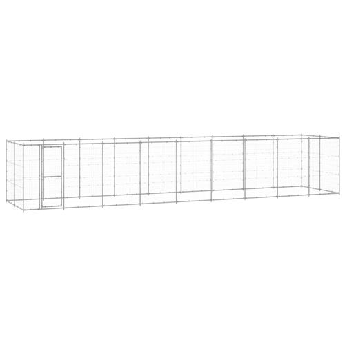 Chenil extérieur Acier galvanisé 21,78 m²