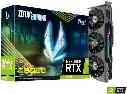 ZOTAC GAMING GeForce RTX 3080 Trinity 10GB LHR - 3x DisplayPort/HDMI