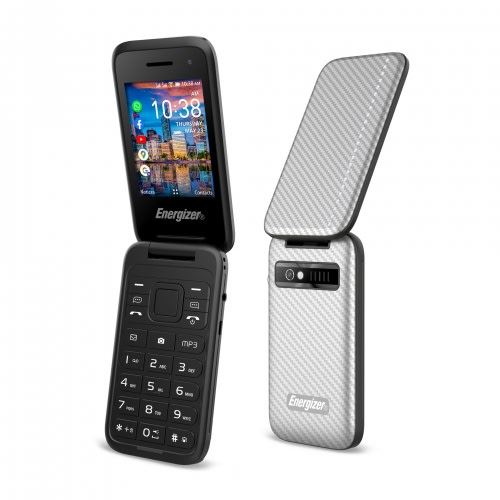 Téléphone Portable Basique Energizer E282SC 2.8 Mediatek MT6731 4Go 512Mo KaiOS Argenté