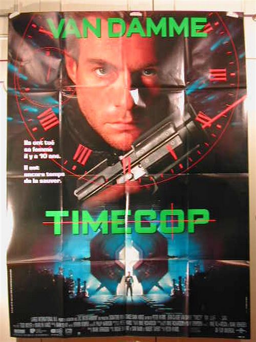 Affiche de Cinéma Originale - TIMECOP - VAN DAMME - 120x160cm