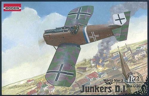 Junkers D. I Late World War I- 1:72e - Roden