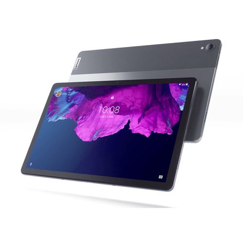 Lenovo Tab P11 ZA83 - Tablette - Android 10 - 64 Go UFS card - 11" IPS (2000 x 1200) - hôte USB - Logement microSD - 4G - gris ardoise