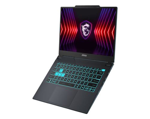 MSI Cyborg 14 A13VE-003FR - Intel Core i7 - 13620H / jusqu'à 4.9 GHz - Win 11 Home - GeForce RTX 4050 - 16 Go RAM - 1 To SSD NVMe - 14" 1920 x 1200 (Full HD Plus) @ 144 Hz - Gigabit Ethernet - Wi-Fi 6E, Bluetooth - noir translucide