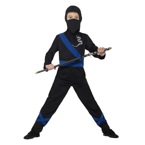  D&eacute;guisement Ninja Vert Gar&ccedil;on 10 &Agrave; 12 Ans
