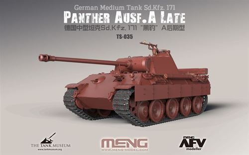 Meng German Medium Tank Sd.kfz.171 Panther Ausf.a Late- 1:35E -Model - Image 2