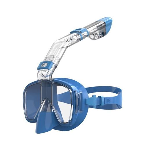 Masque Snorkeling en apnée Plein Visage 180° Visible avec Support pour Caméra de Sport Arkmiido Masque de Plongée Antibuée Anti-Fuite sous-Marine Anti-UV,pour Les Adultes