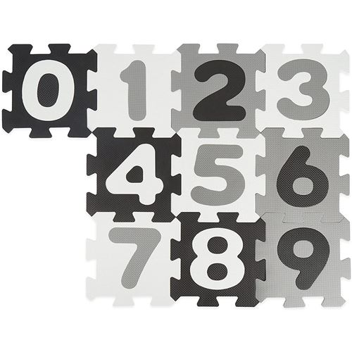 Bieco 19201507 - Tapis puzzle avec numéros hermine 10 pcs.
