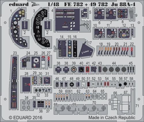Ju 88a-4 For Icm - 1:48e - Eduard Accessories