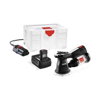 Kit mini ponceuse orbitale diamètre 125 mm avec 2 batteries + Chargeur + Bloc d'alim rechargeable + Filtre green tech + Systainer - RUPES - HSR73/BLX - 1
