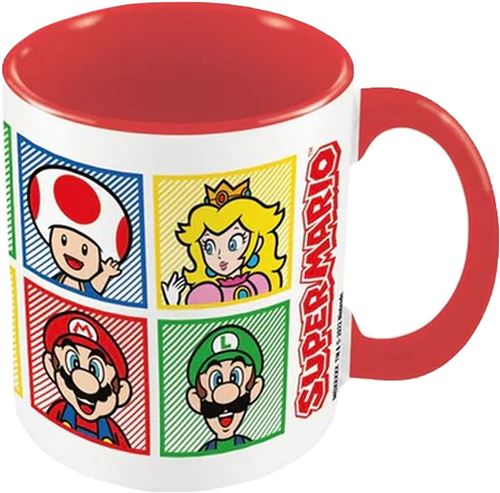 Mug Super Mario Red Coloured Inner 315 Ml