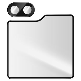 Alpexe Film Couverture Complète Protection Anti-Rayure-Argent Pour Caméra Arrièr