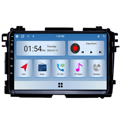 Autoradio RoverOne® Bluetooth CarPlay 2 Din 6Go RAM 128Go ROM pour Honda Vezel HR - V HRV HR V 2013-2018