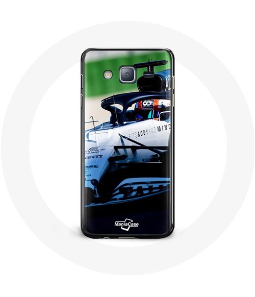 Coque pour Samsung Galaxy Grand Prime Formule 1 Pierre Gasly Pilote F1 Blanc Maniacase