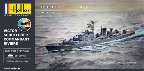 Starter Kit Victor Schoelcher - Commandant Riviere - 1:400e - Heller