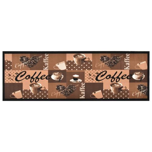 Vidaxl Marron Tapis De Cuisine - Café - Image 3