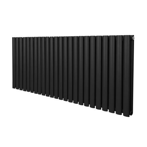 Monstershop Oval Column Radiator – 600mm x 1440mm – Black