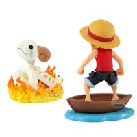Figurine Wcf Log Stories - One Piece - Monkey D.luffy & Going Merry