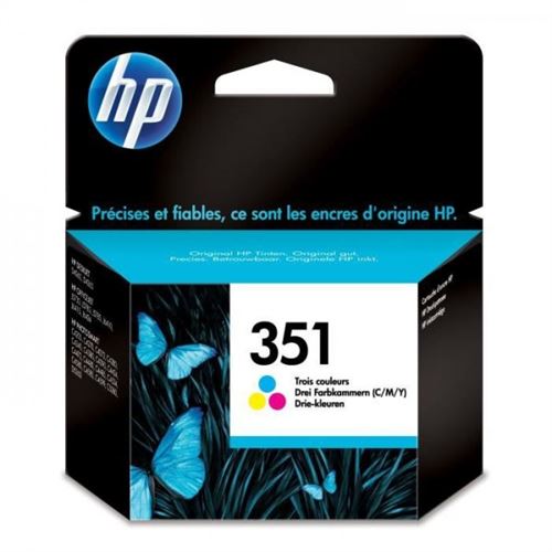 HP 351 Cartouche d encre trois couleurs authentique CB337EE pour HP Photosmart C4380 C4472