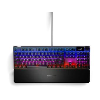 SteelSeries Apex Pro - Clavier - avec affichage - backlit - USB - AZERTY - Français - commutateur : OmniPoint Adjustable