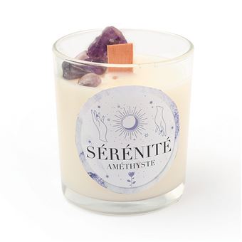 Kit DIY bougie énergie sérénité - Améthyste / Santal - Graine Créative