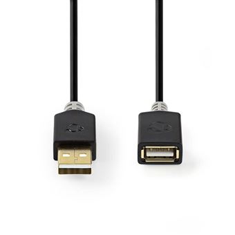 Nedis Rallonge USB 2.0 - 2 m - Câble USB NEDIS sur