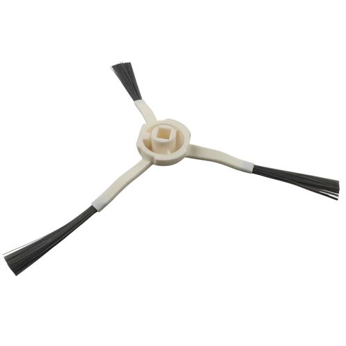 Brosse Lat&eacute;rale pour Aspirateur Robot Dreame W10S 3 Branches Souples Blanc / Noir