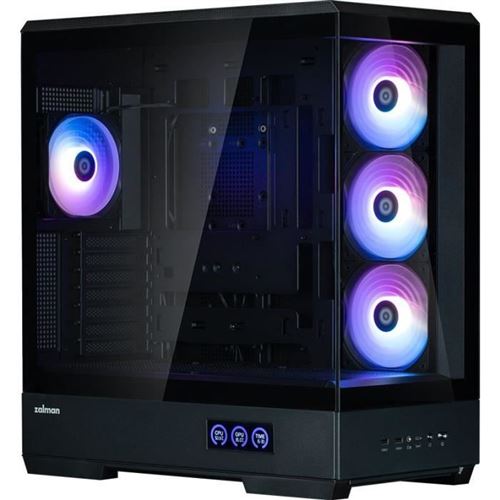 Boîtier PC - P50 DS - Moyen tour - ATX - Noir - Verre trempé - USB-C et A-RGB