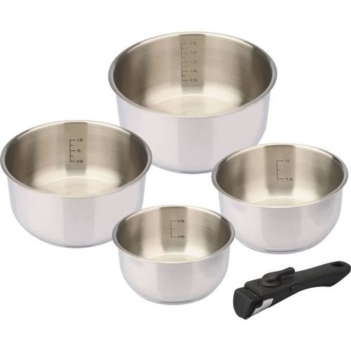 Non Communiqué 4 Casseroles - Baumalu - Comete - Tous Feux Dont Induction - 14 A 20 Cm