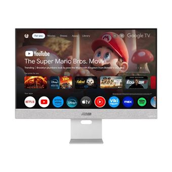 ASUS ZenScreen - Écran LED - 27" - 3840 x 2160 UHD @ 60 Hz - IPS - 400 cd/m² - 100000000:1 - DisplayHDR 400 - 5 ms - HDMI, DisplayPort, USB-C - haut-parleurs - argent