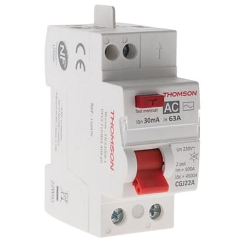 Thomson - Interrupteur Différentiel 63A/30mA type AC NF (EASY CONNECT)
