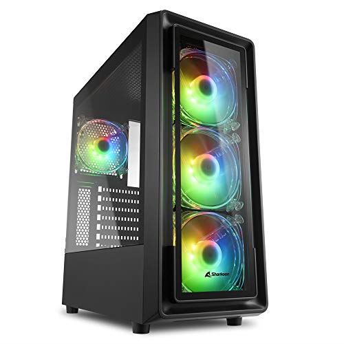 Sharkoon Noir Tk4 Rgb Midi Tower - Neuf - Image 5