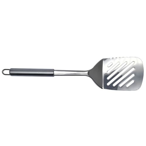 Non Communiqué Inox Spatule De Cuisine Ajourée En 33 Cm Fackelmann Elemental