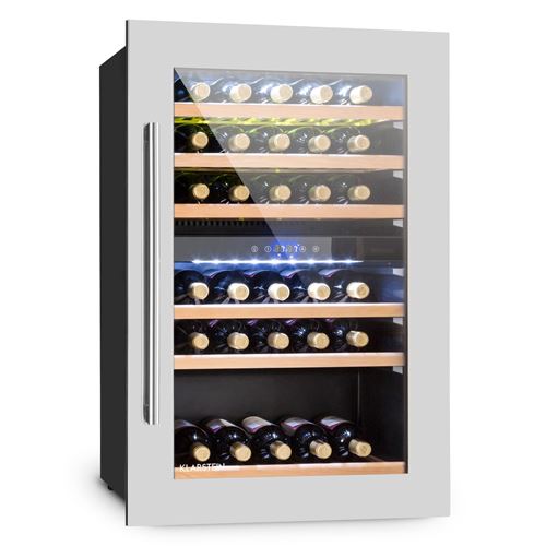 Cave à vin encastrable Klarstein Vinsider 35D 128 L 41 bouteilles porte inox