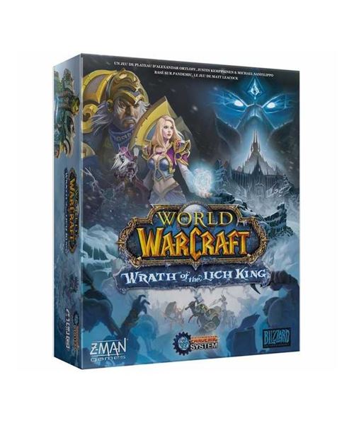 Boite de Jeu de stratégie Asmodee Wrath of The Lich King Pandemic World of Wracraft