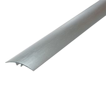 Cezar Barre de seuil en aluminium 37 X 930 mm Argent brossé - 1