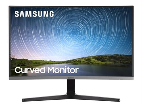 Samsung C32R502FHP - CR50 Series - écran LED - incurvé - 32" (31.5" visualisable) - 1920 x 1080 Full HD (1080p) @ 75 Hz - VA - 300 cd/m² - 3000:1 - 4 ms - HDMI, VGA - bleu foncé/gris