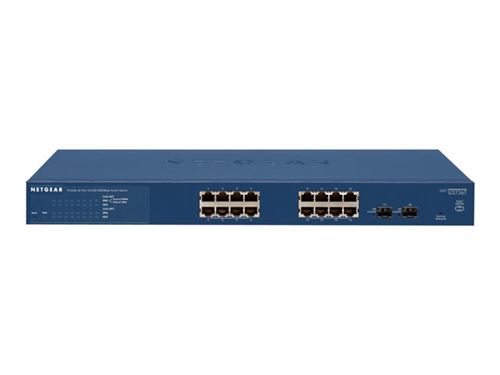 NETGEAR ProSAFE GS716T 16-Port Gigabit Smart Managed Switch - commutateur - 16 ports - Géré - Ordinateur de bureau, Montable sur rack