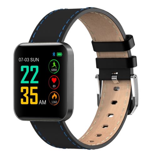 1,54 '' Heart Activité Rate Step Musique Smart Control Montre Bracet For Kids Femmes Poly1049