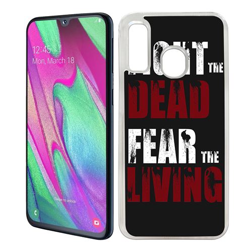 Coque pour Samsung Galaxy A40 -  Walking Dead Fight The Dead Fear The Living