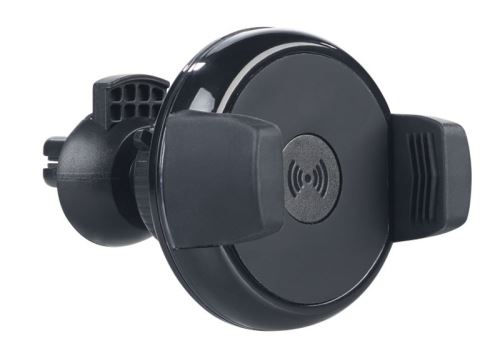 Support smartphone avec chargeur compatible Qi sur grille de ventilation