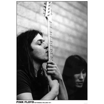 Poster Affiche Pink Floyd Rock 70's Photo Vintage Noir et Blanc 61cm x 90cm